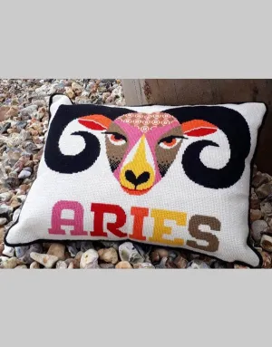 Aries Star Sign Emily Peacock Counted Cross Stitch Kit