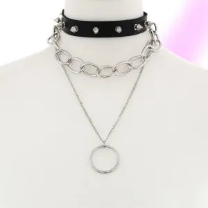 Hate Me Not Choker Necklace Set