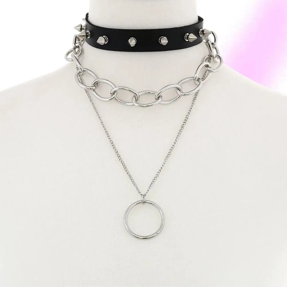 Hate Me Not Choker Necklace Set