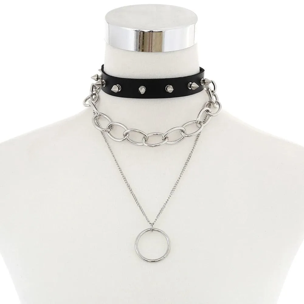Hate Me Not Choker Necklace Set