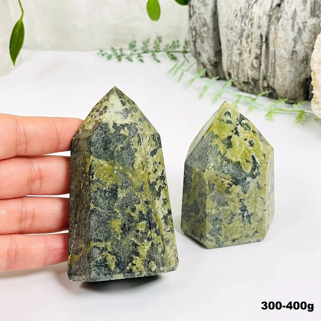 Jadeite Polished Tower Point - By Weight -
