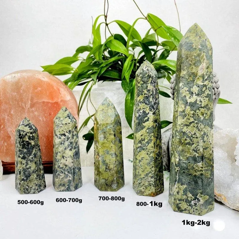 Jadeite Polished Tower Point - By Weight -