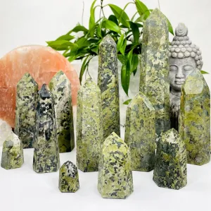 Jadeite Polished Tower Point - By Weight -