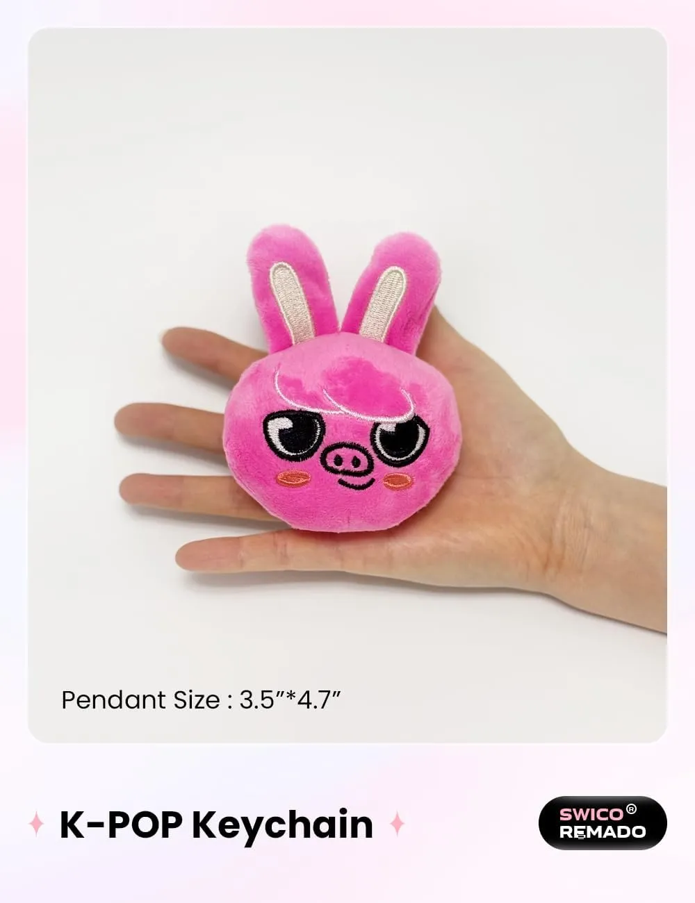 Kpop Keychains Cute Cartoon Keyring Car Key Pendant Women Handbag Wallet Pendants