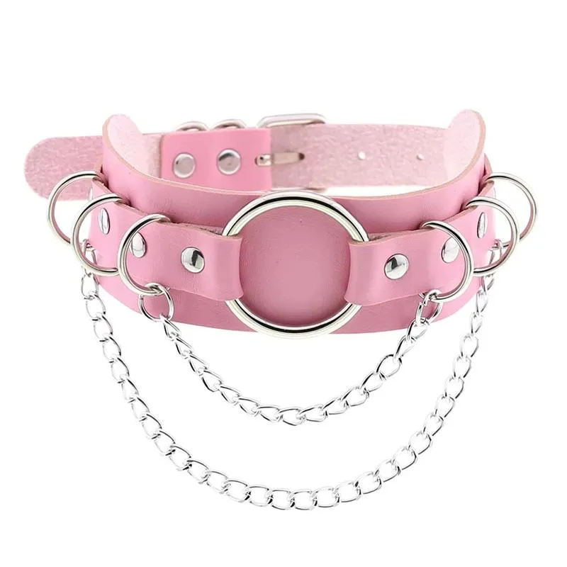 Lawbreaker Punk Leather Choker