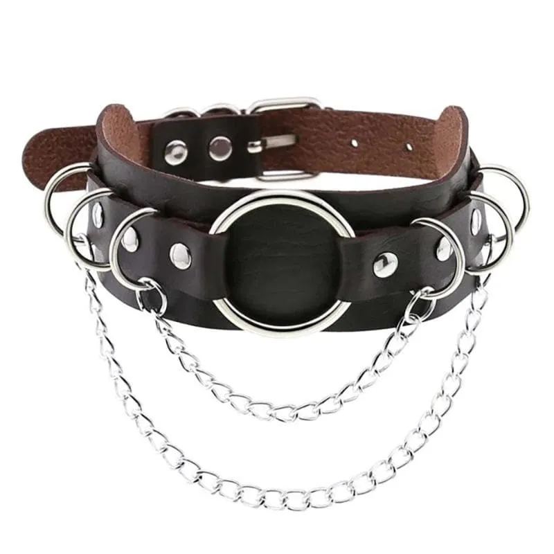 Lawbreaker Punk Leather Choker