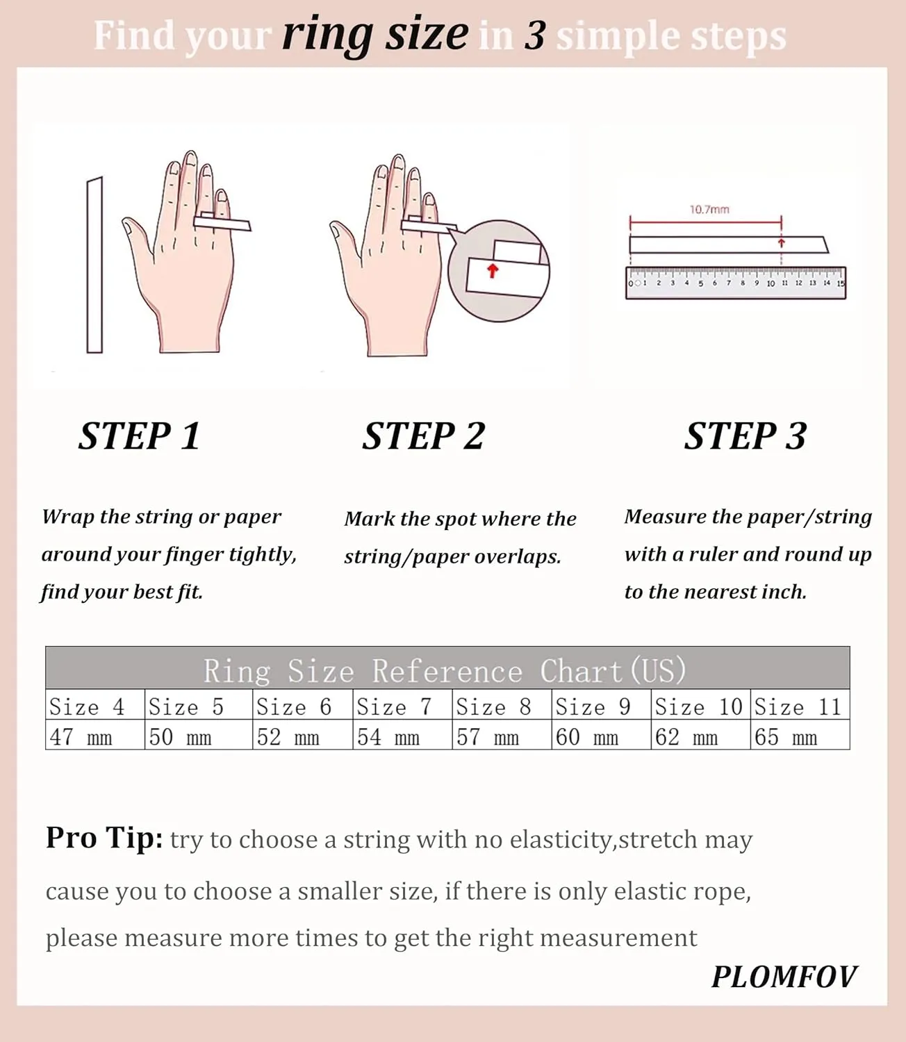 PLOMFOV 14K Gold Rings for Women Stackable Knuckle Rings Band Eternity Dainty Thin Fashion Gold Silver Rings Simple Trendy Thumb Stacking Women's Ring Pack Size 4-12