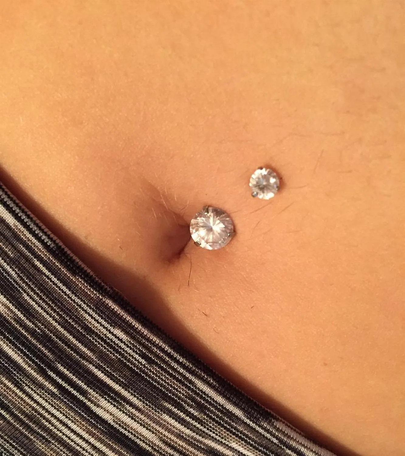 QWALIT Belly Button Ring Silver Gold Belly Rings Surgical Stainless Steel Belly Button Rings for Women Belly Button Piercing Jewelry Hypoallergenic Dangle Belly Button Ring Clicker Belly Ring Dangling