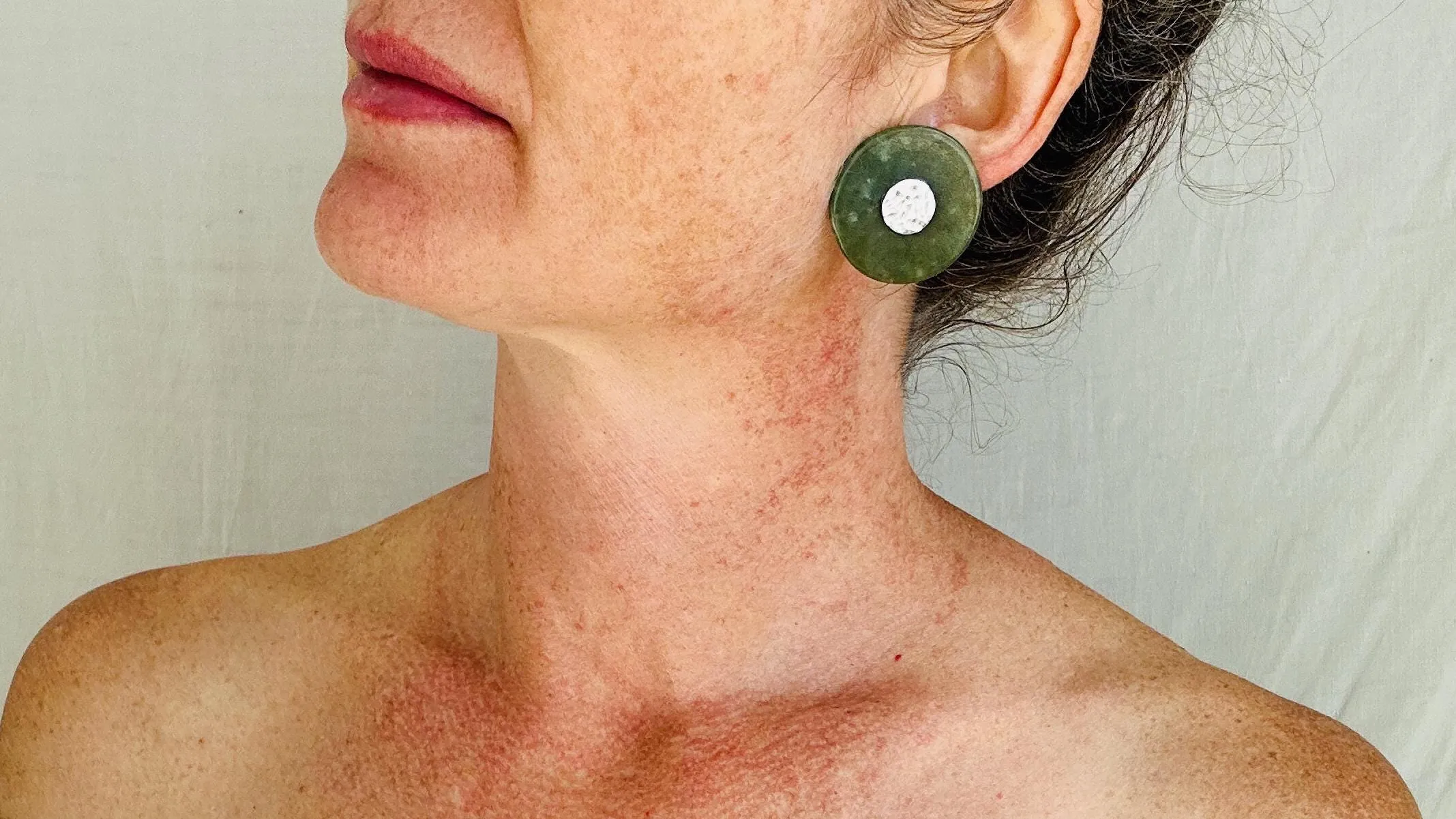 Sterling Silver Imperial Jade Earrings I Guatemalan Jade & Silver Jewelry I Handmade Designer Posts. 4040