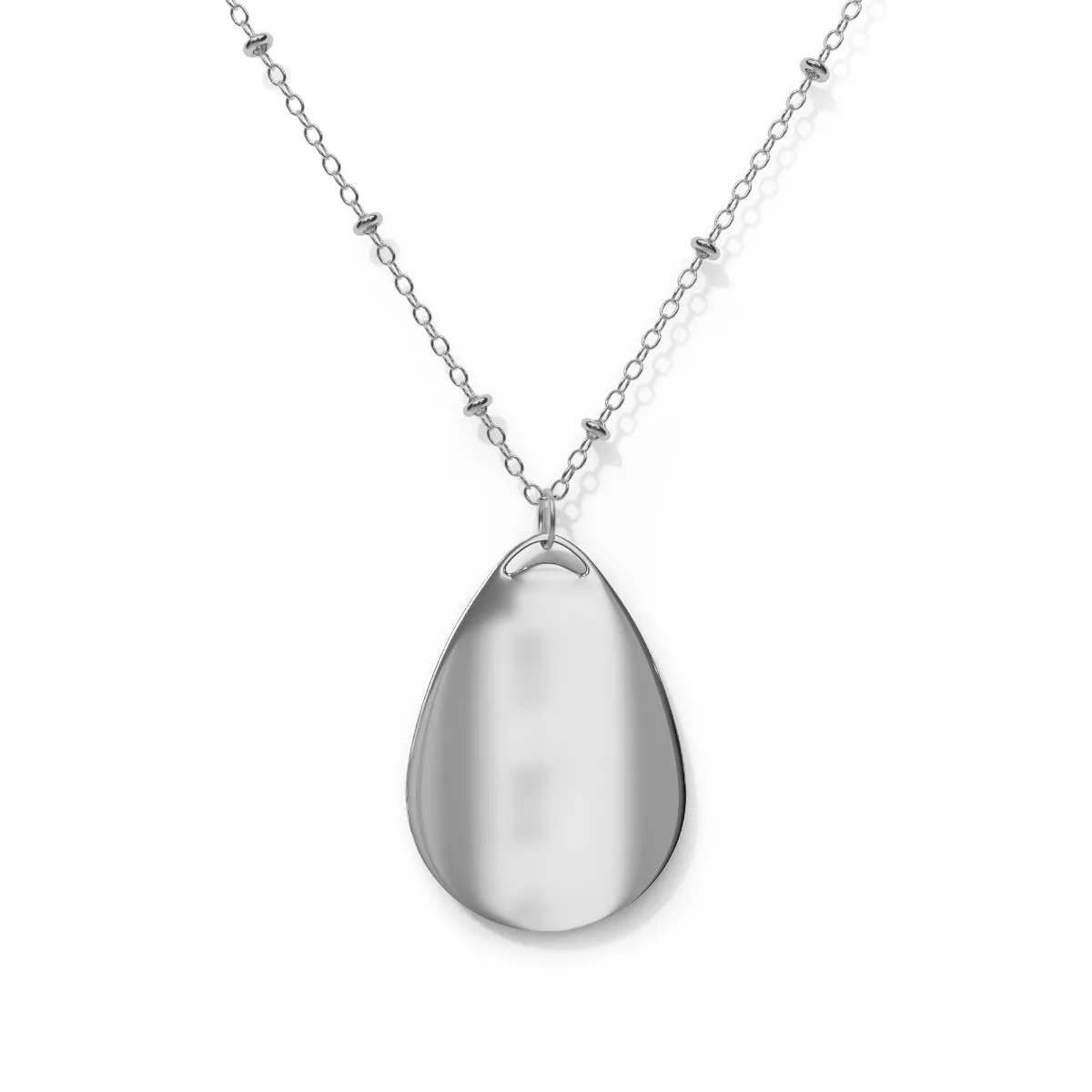 Three Grecian Ladies Oval Necklace